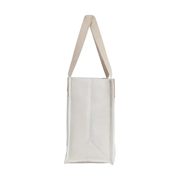 Sophia Canvas Tote With Jute Trim - Sophia Canvas Tote With Jute Trim - Image 3 of 9