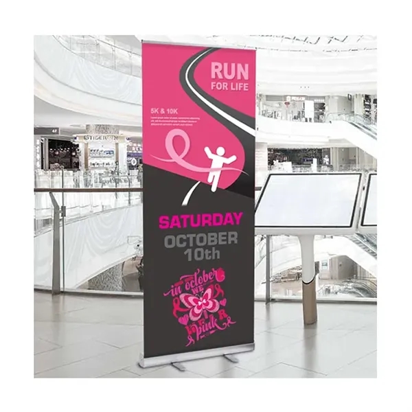 DisplaySplash 31  1/2" W x 78  3/4" H Roll-Up Fabric Banner - DisplaySplash 31  1/2" W x 78  3/4" H Roll-Up Fabric Banner - Image 4 of 4