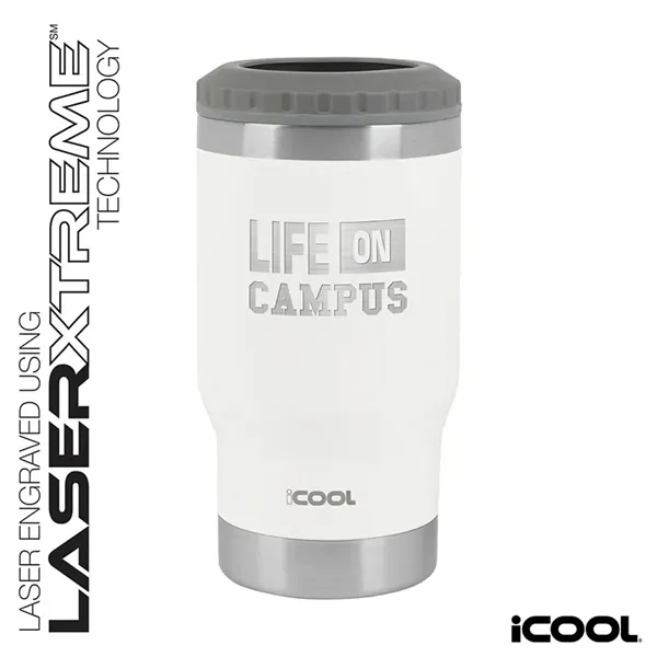 iCOOL® Oswego 14 oz. Double Wall Stainless Steel Can Cool... - iCOOL® Oswego 14 oz. Double Wall Stainless Steel Can Cool... - Image 10 of 16
