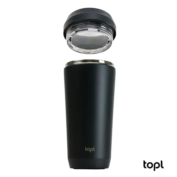 TOPL® 16 oz. Double Wall, Recycled Stainless Steel 360deg... - TOPL® 16 oz. Double Wall, Recycled Stainless Steel 360deg... - Image 19 of 73