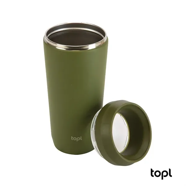 TOPL® 16 oz. Double Wall, Recycled Stainless Steel 360deg... - TOPL® 16 oz. Double Wall, Recycled Stainless Steel 360deg... - Image 25 of 73
