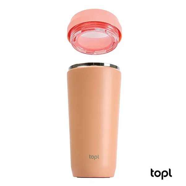 TOPL® 16 oz. Double Wall, Recycled Stainless Steel 360deg... - TOPL® 16 oz. Double Wall, Recycled Stainless Steel 360deg... - Image 48 of 73