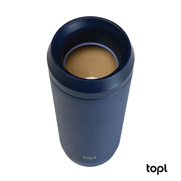 TOPL® 16 oz. Double Wall, Recycled Stainless Steel 360deg... - TOPL® 16 oz. Double Wall, Recycled Stainless Steel 360deg... - Image 53 of 73
