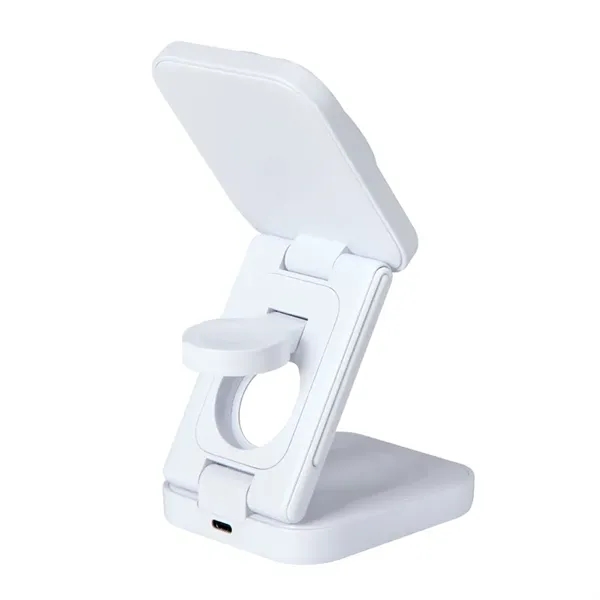 Seth 3-in-1 15W Wireless Charging Station - Seth 3-in-1 15W Wireless Charging Station - Image 4 of 7