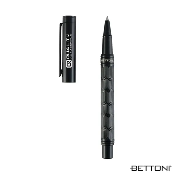 Bettoni® Torino Brass Cap-Off Rollerball Pen - Bettoni® Torino Brass Cap-Off Rollerball Pen - Image 3 of 6