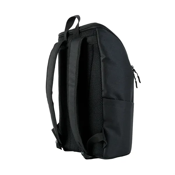 Coral Repreve® RPET 20-Can Backpack Cooler - Coral Repreve® RPET 20-Can Backpack Cooler - Image 3 of 9