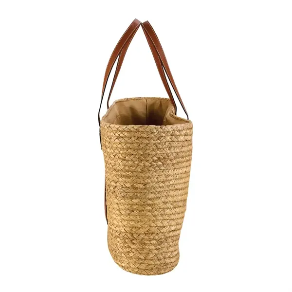 Akena Natural Hyacinth Grass Tote - Akena Natural Hyacinth Grass Tote - Image 4 of 11