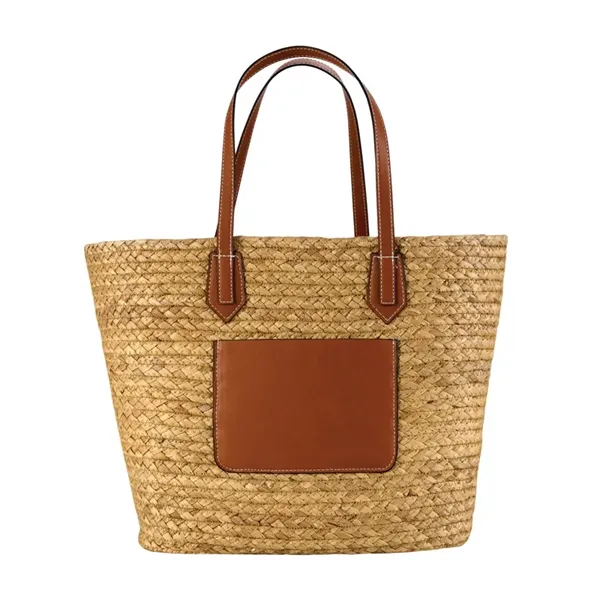 Akena Natural Hyacinth Grass Tote - Akena Natural Hyacinth Grass Tote - Image 11 of 11