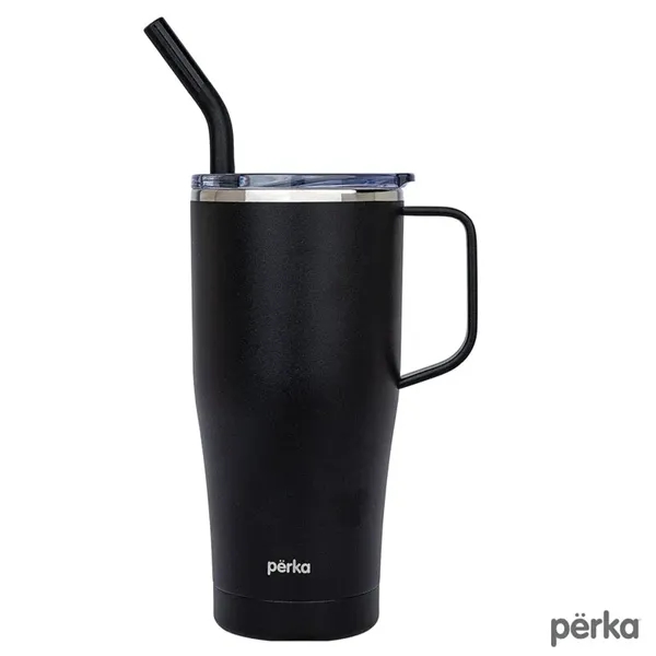 Custom Perka® Clayton 20 oz. Double Wall, Stainless Steel Travel...
