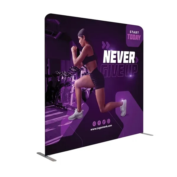Custom DisplaySplash Tension Fabric Display - 8' W x 7.5' H