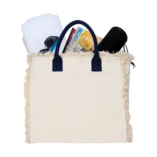 Charlene Resort Cotton Tote - Charlene Resort Cotton Tote - Image 4 of 7