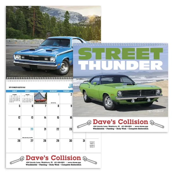 Products Street Thunder Appointment Calendar - Spiral