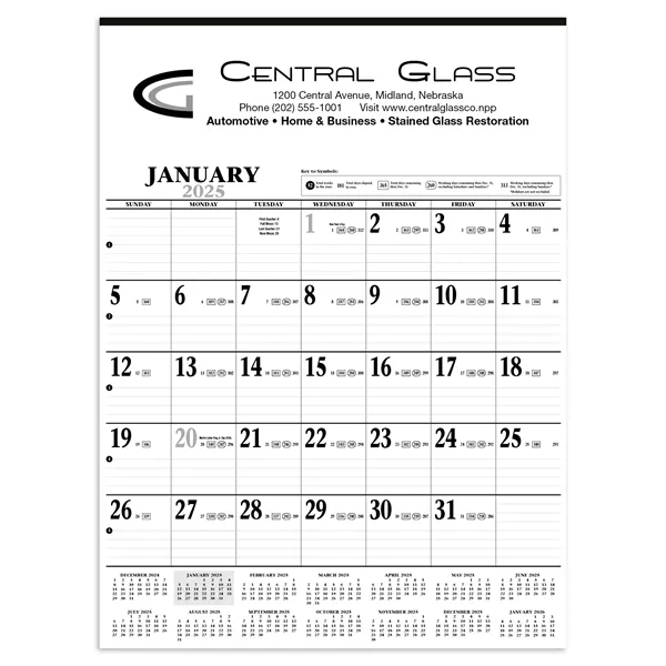 Products Large Contractor Calendar - Products Large Contractor Calendar - Image 0 of 1