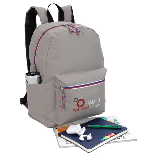 Good Value™ Tri-Color Zipper Backpack - Good Value™ Tri-Color Zipper Backpack - Image 0 of 1