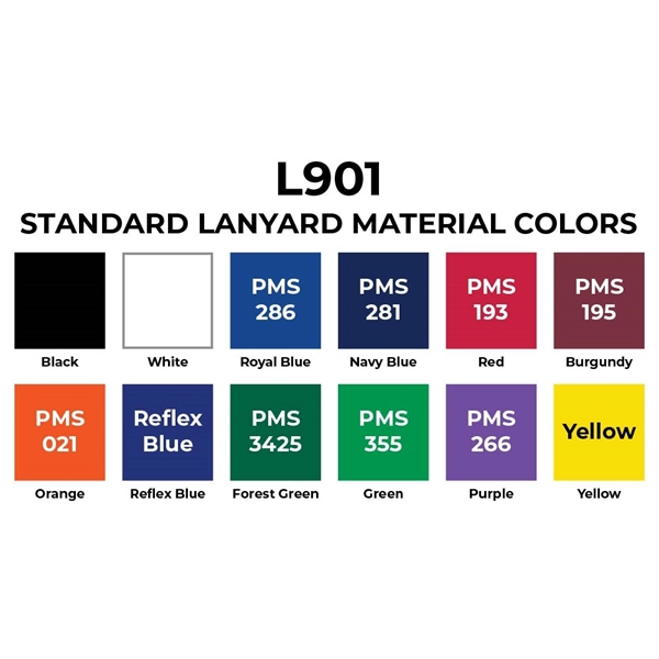 3/4" Econo Lanyard - 3/4" Econo Lanyard - Image 8 of 8