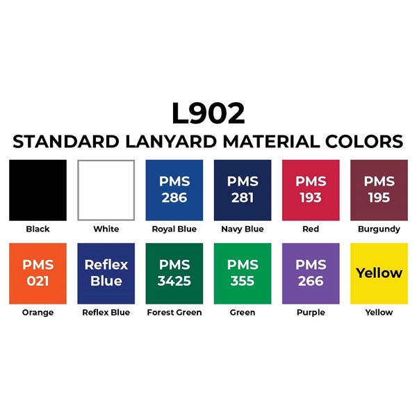 1/2" Econo Lanyard - 1/2" Econo Lanyard - Image 5 of 5