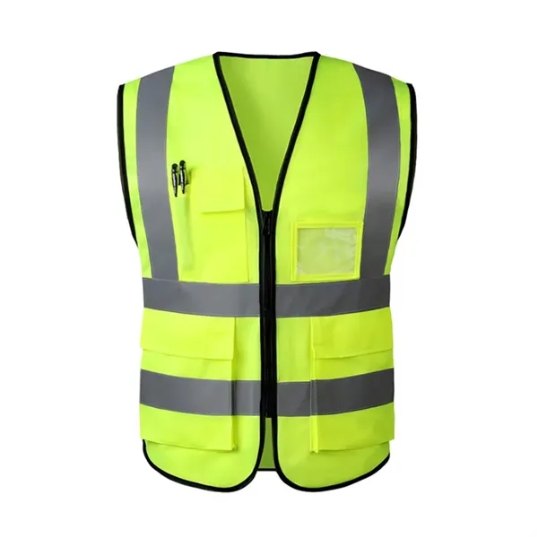 Reflective multi-pocket safety vest(customizable) - Reflective multi-pocket safety vest(customizable) - Image 2 of 9
