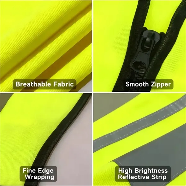 Reflective multi-pocket safety vest(customizable) - Reflective multi-pocket safety vest(customizable) - Image 3 of 9