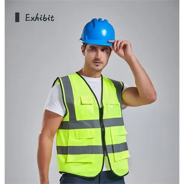 Reflective multi-pocket safety vest(customizable) - Reflective multi-pocket safety vest(customizable) - Image 8 of 9