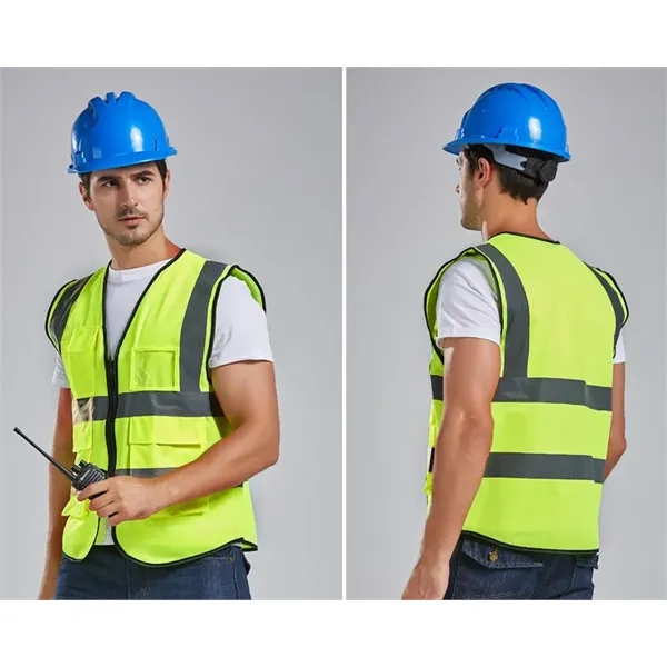 Reflective multi-pocket safety vest(customizable) - Reflective multi-pocket safety vest(customizable) - Image 9 of 9