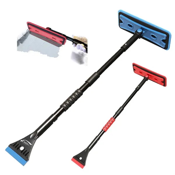 Extendable Detachable Car Ice Snow Scraper Remover Broom - Extendable Detachable Car Ice Snow Scraper Remover Broom - Image 0 of 6