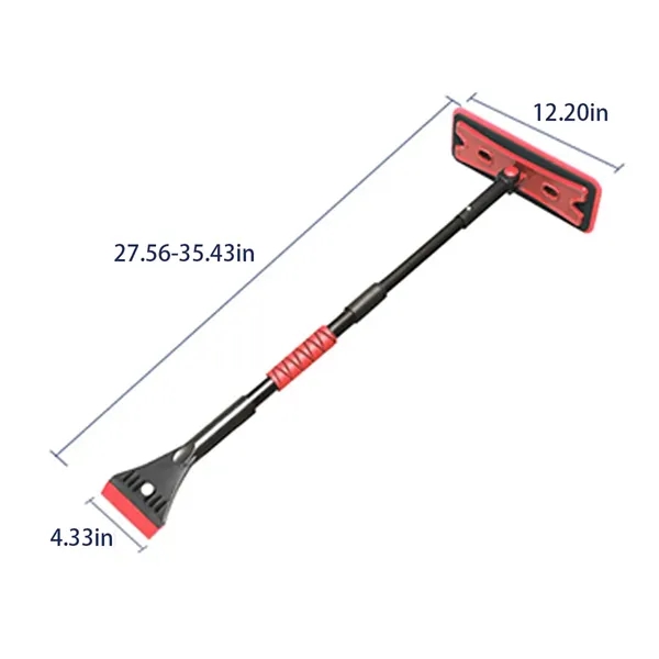 Extendable Detachable Car Ice Snow Scraper Remover Broom - Extendable Detachable Car Ice Snow Scraper Remover Broom - Image 1 of 6