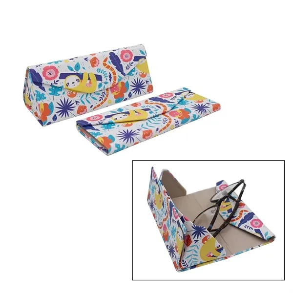 Full Color Magnetic Folding Hard Shell Sunglass Holder - Full Color Magnetic Folding Hard Shell Sunglass Holder - Image 0 of 5