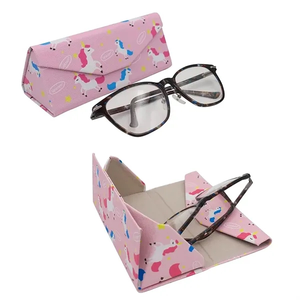 Full Color Magnetic Folding Hard Shell Sunglass Holder - Full Color Magnetic Folding Hard Shell Sunglass Holder - Image 3 of 5