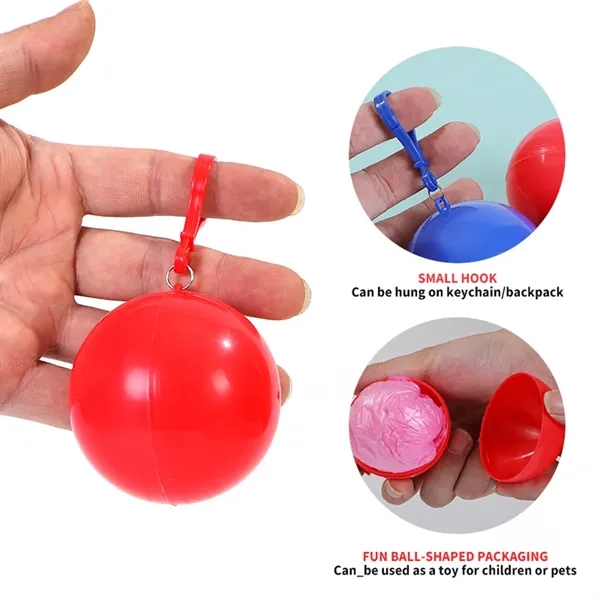 Portable Disposable Emergency Waterproof Raincoat in Keychai - Portable Disposable Emergency Waterproof Raincoat in Keychai - Image 5 of 5