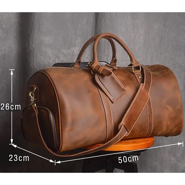 15In Leather Handbag Duffel Bag - 15In Leather Handbag Duffel Bag - Image 1 of 2