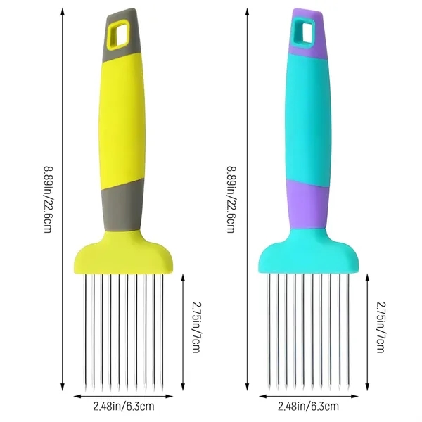 Stainless Steel Onion Holder For Slicing - Stainless Steel Onion Holder For Slicing - Image 1 of 4