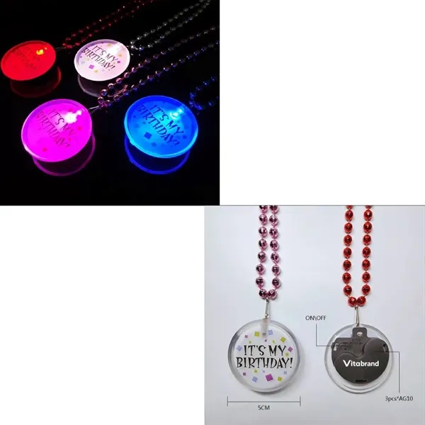 LED Beaded Acrylic Brooch - LED Beaded Acrylic Brooch - Image 0 of 5