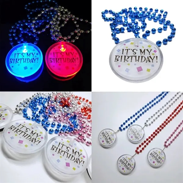 LED Beaded Acrylic Brooch - LED Beaded Acrylic Brooch - Image 1 of 5