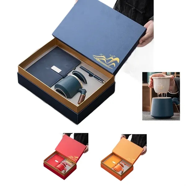 Notebook Tea Cup Pen Gift Set - Notebook Tea Cup Pen Gift Set - Image 0 of 4