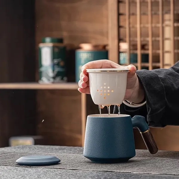 Notebook Tea Cup Pen Gift Set - Notebook Tea Cup Pen Gift Set - Image 2 of 4