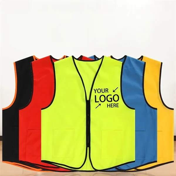 Supermarket Uniform With Pockets Volunteers Event Vest - Supermarket Uniform With Pockets Volunteers Event Vest - Image 0 of 4