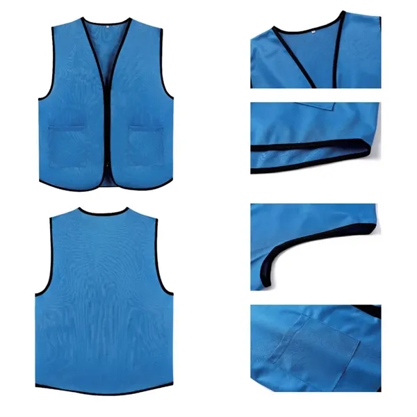 Supermarket Uniform With Pockets Volunteers Event Vest - Supermarket Uniform With Pockets Volunteers Event Vest - Image 2 of 4