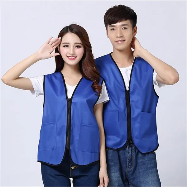 Supermarket Uniform With Pockets Volunteers Event Vest - Supermarket Uniform With Pockets Volunteers Event Vest - Image 3 of 4