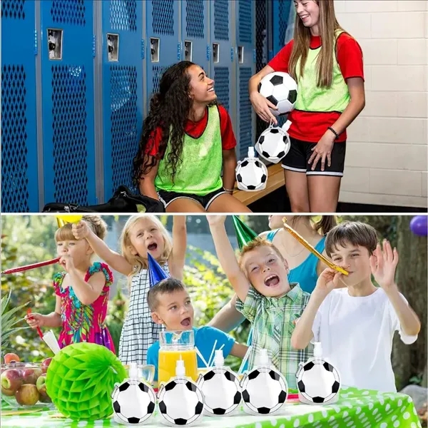 16 Oz Collapsible Football Water Bottle - 16 Oz Collapsible Football Water Bottle - Image 4 of 8