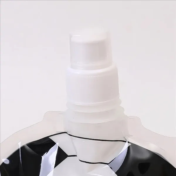 16 Oz Collapsible Football Water Bottle - 16 Oz Collapsible Football Water Bottle - Image 5 of 8