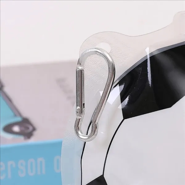 16 Oz Collapsible Football Water Bottle - 16 Oz Collapsible Football Water Bottle - Image 6 of 8