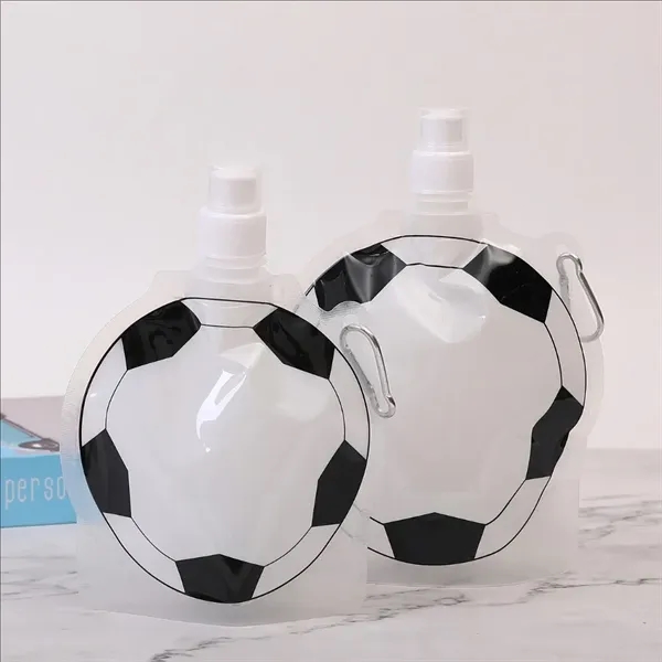 16 Oz Collapsible Football Water Bottle - 16 Oz Collapsible Football Water Bottle - Image 7 of 8