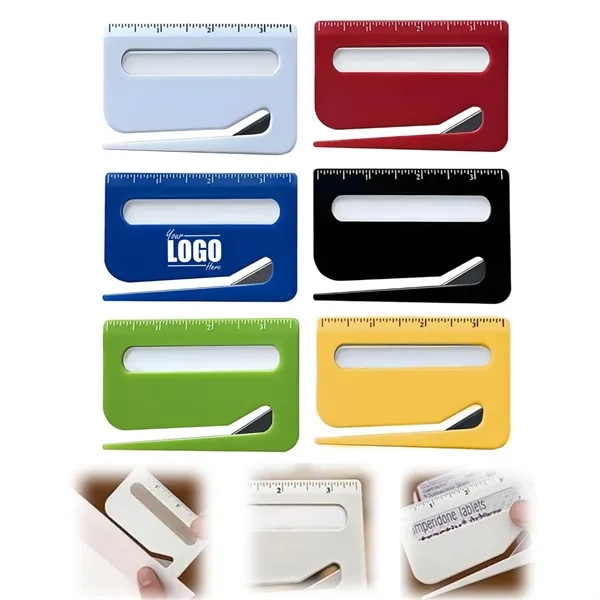 3-in-1 Letter Opener with Ruler & Magnifier - 3-in-1 Letter Opener with Ruler & Magnifier - Image 0 of 4