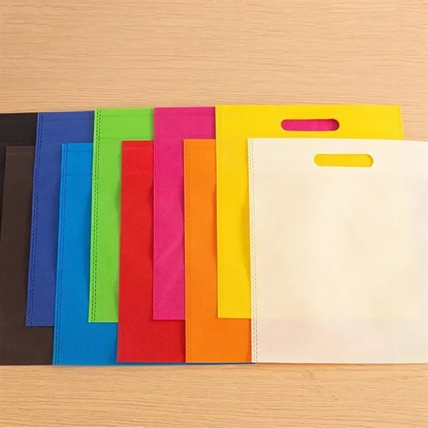 Non-Woven Shopping Bag with Die Cut Handle - Non-Woven Shopping Bag with Die Cut Handle - Image 2 of 14