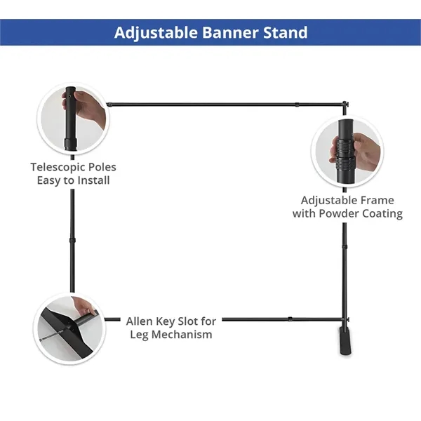 Step and Repeat Backdrop - Hardware only - Step and Repeat Backdrop - Hardware only - Image 1 of 2