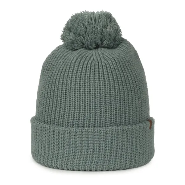 Rib Knit Watch Cap w/Pom - Rib Knit Watch Cap w/Pom - Image 3 of 44