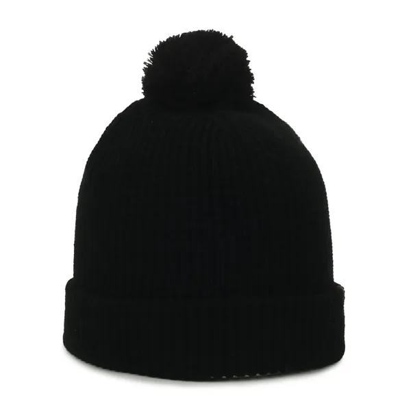 Rib Knit Watch Cap w/Pom - Rib Knit Watch Cap w/Pom - Image 8 of 44