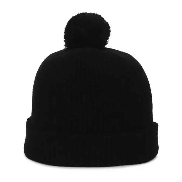 Rib Knit Watch Cap w/Pom - Rib Knit Watch Cap w/Pom - Image 9 of 44