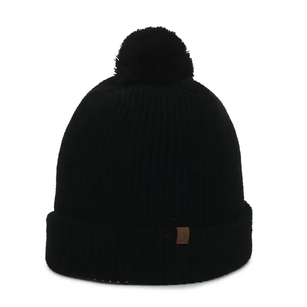 Rib Knit Watch Cap w/Pom - Rib Knit Watch Cap w/Pom - Image 14 of 44