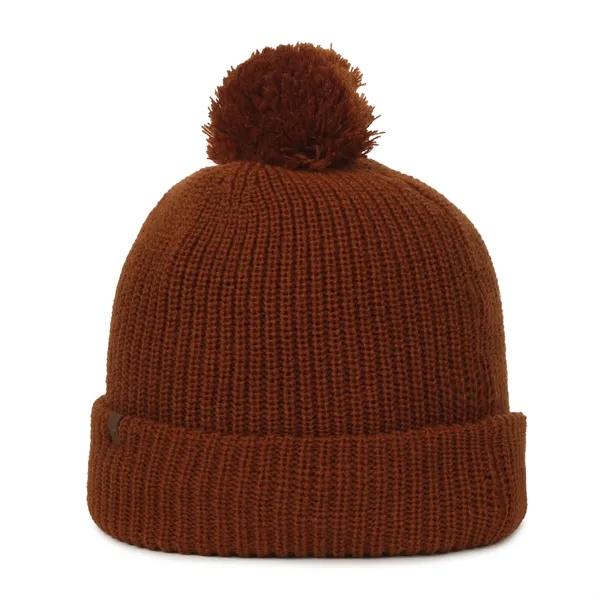 Rib Knit Watch Cap w/Pom - Rib Knit Watch Cap w/Pom - Image 21 of 44